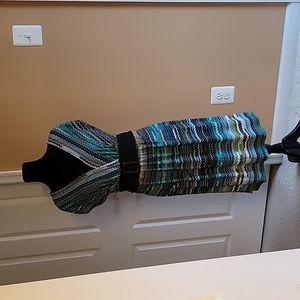 Multi colored dress light green primary size L